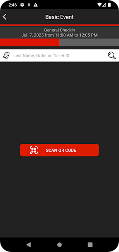 Ticketsauce Check-In Lite Screen 2