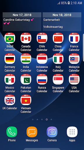 Android application Hong Kong Calendar 2024 screenshort