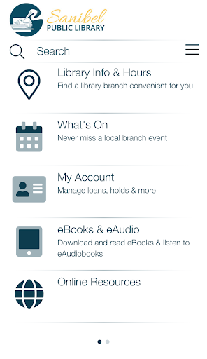 Android application Sanibel Public Library screenshort