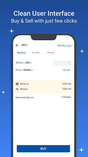 Dhani Stocks : Trade Made Easy Screen 3