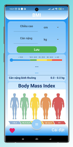My BMI Screen 2