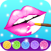 Glitter lips coloring game APK