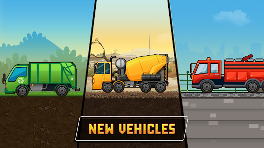 Construction Trucks Build Game