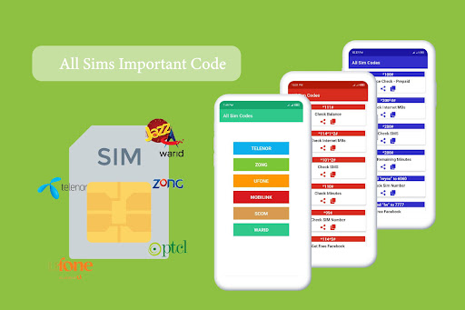 Android application Sim Codes 2023: Pak Sim codes screenshort