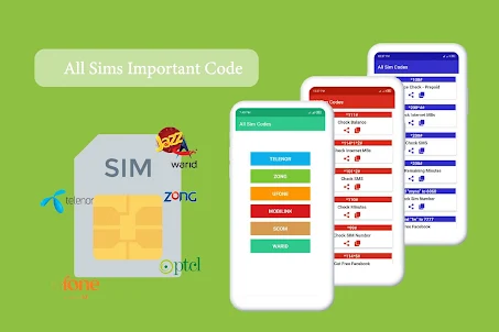 Sim Codes 2023: Pak Sim codes