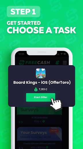 Freecash: Earn Bitcoin & Cash screen 2