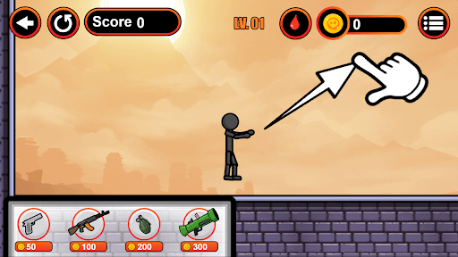 Android application Crazy Stickman Physics screenshort