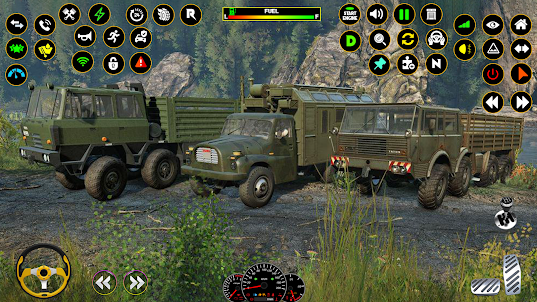 Offroad Army Truck Games 2023