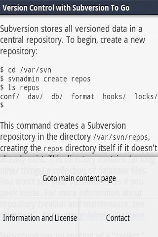 Subversion Documentation To Go Screenshot 2 - AppWisp.com