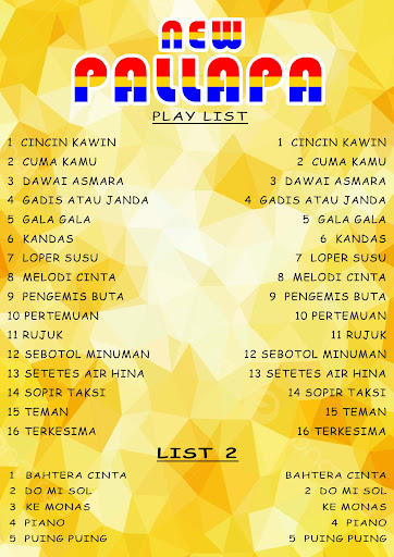 Android application Lagu Pallapa OFFLINE Lirik screenshort