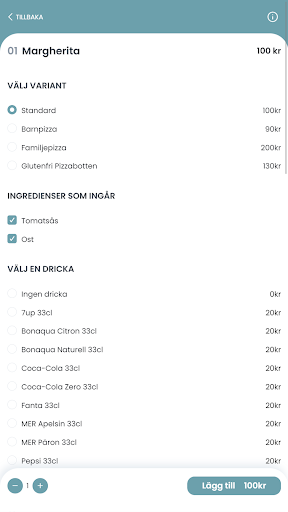 Eriksbergs Pizzeria Screen 3