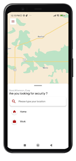Android application Mjayeli Response screenshort