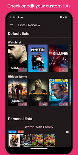 Ticket Box: Client for Trakt Screen 3