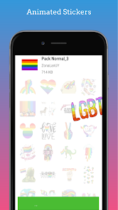 Imágen 2 Stickers LGBT android