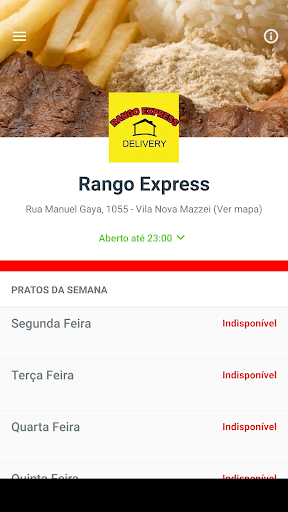 Android application Rango Express screenshort