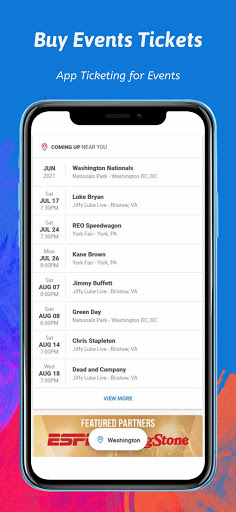 Events Tickets: Sports Tickets Screen 2