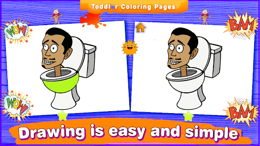 Skibidi Toilet : Coloring