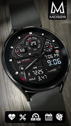 MD329 Hybrid Watch Faceのおすすめ画像2
