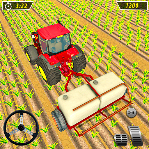 Farming Game Tractor Simulator  Icon