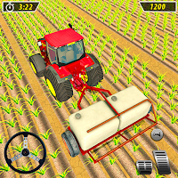 Offroad Farm Tractor Transport: Farming Games 2021