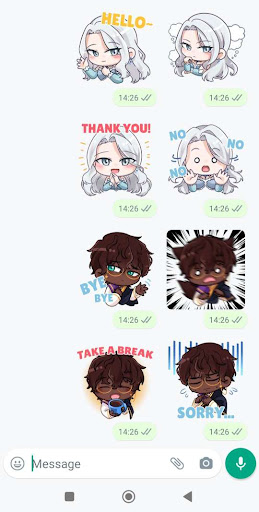 Werewolf Romance Sticker Screen 3