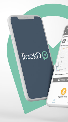 Android application TrackD screenshort