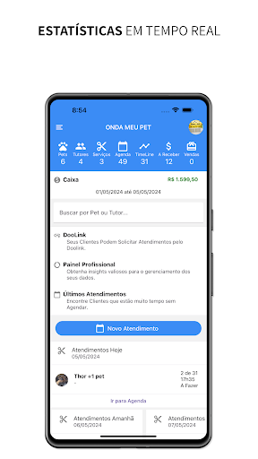 Android application Doopet - Sistema de Gestão Pet screenshort