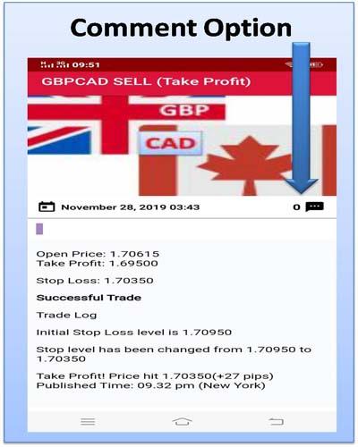 Forex Signals -Make Profit Dai Screen 3