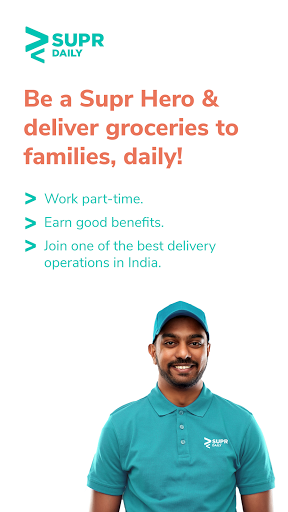 Android application Delivery Partner App - Supr Da screenshort