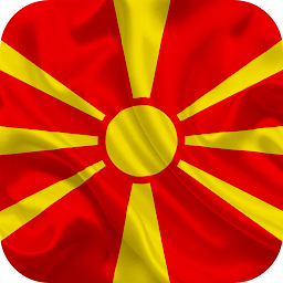 「Flag of Macedonia 3D Wallpaper」圖示圖片