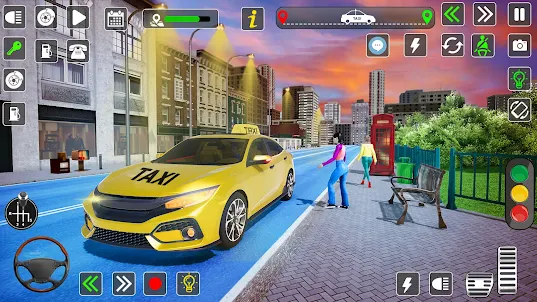 Táxi Motorista Dirigindo Jogos