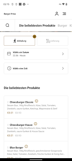 Burger Prinz Screen 3