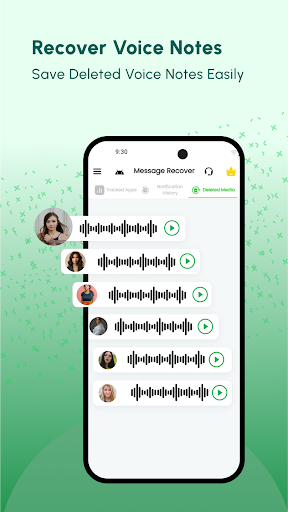 Screenshot of Deleted Messages Recovery App