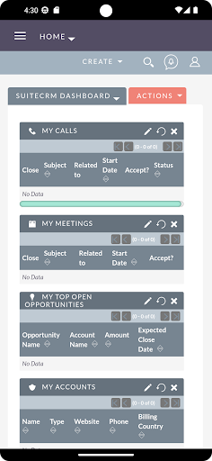 Android application SCOMA screenshort