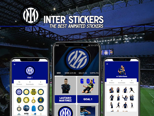 Android application Inter Stickers screenshort