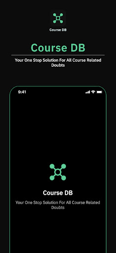 Android application Course DB screenshort