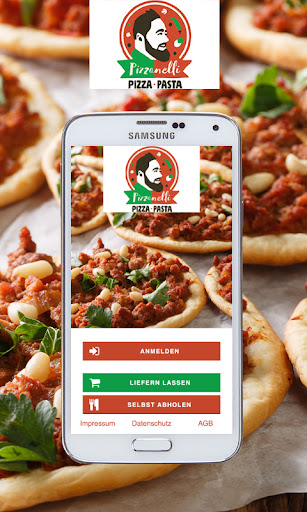 Android application Pizzanelli screenshort