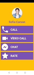 Captura 1 Sofia Carson Fake Video Call - android