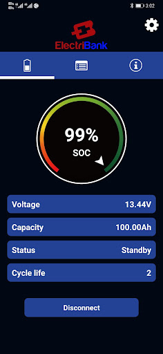 Android application ElectriBank screenshort