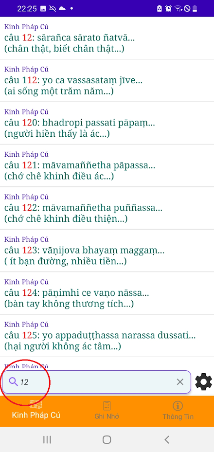 KINH PHÁP CÚ THERAVĀDA Screen 1