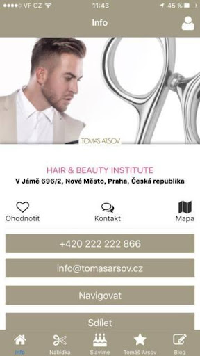 Android application TOMÁŠ ARSOV screenshort