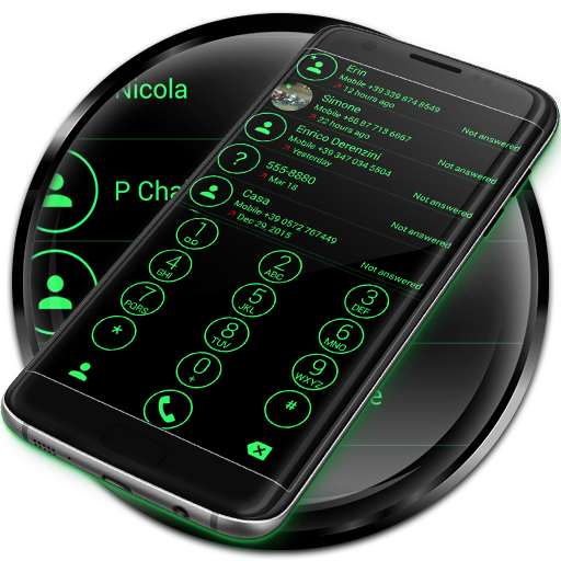 Dialer Theme Circle Green 6.0 Icon