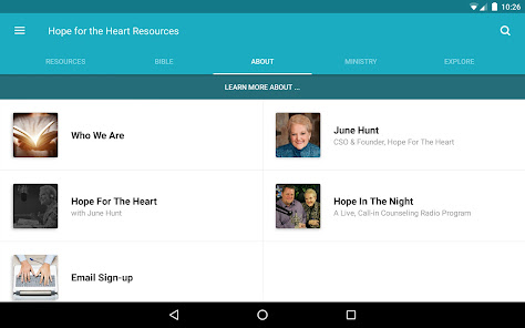 Imágen 5 Hope for the Heart Resources android