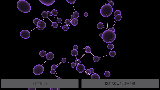 Crystal Particle Plexus 3D Liv Screenshot