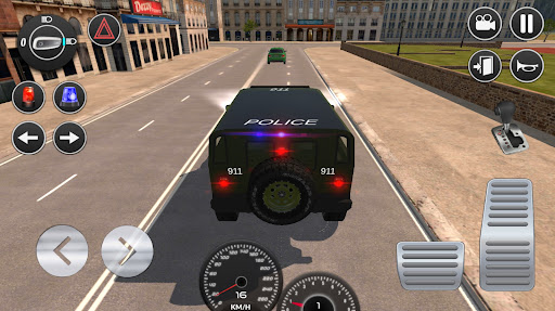 Android application American Police Car Driving screenshort