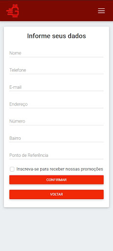 Android application Pedidos MeuApp screenshort