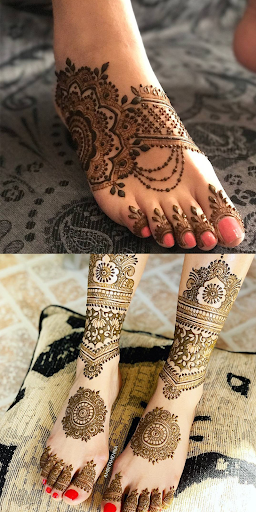 Android application Foot Mehndi Designs Collection screenshort