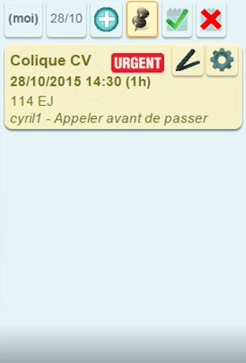 Android application send2area screenshort