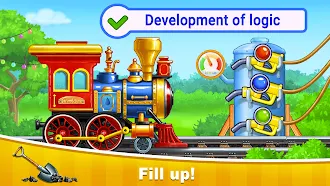 Game screenshot Train Games for Kids: station hack