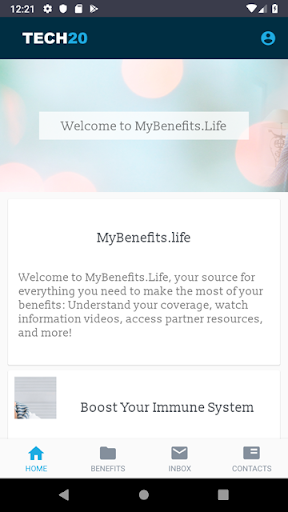 MyBenefits.Life Screen 3